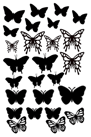 lots more butterflies small 110 x 150 min buy 3  memorymaze